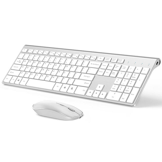 Rechargeable 106 Keycaps Wireless Keyboard and Mouse Set