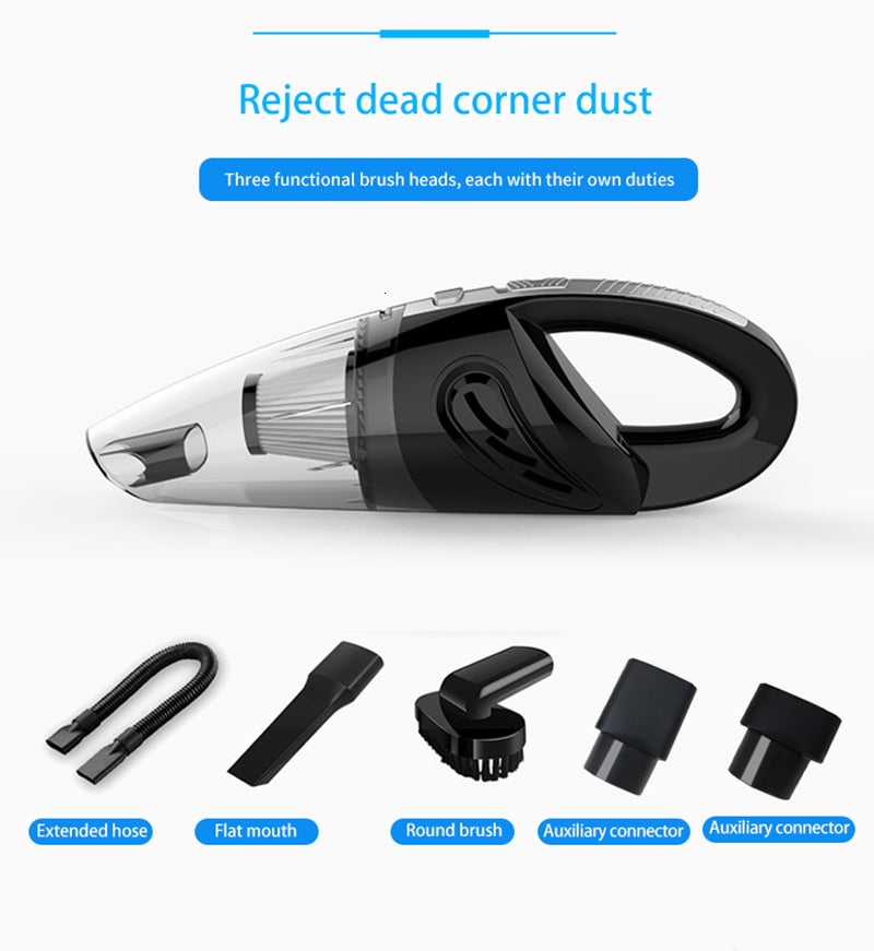 Wirelex Rechargeable Car Portable Vacuum Cleaner