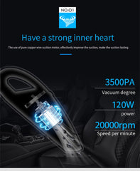 Wirelex Rechargeable Car Portable Vacuum Cleaner