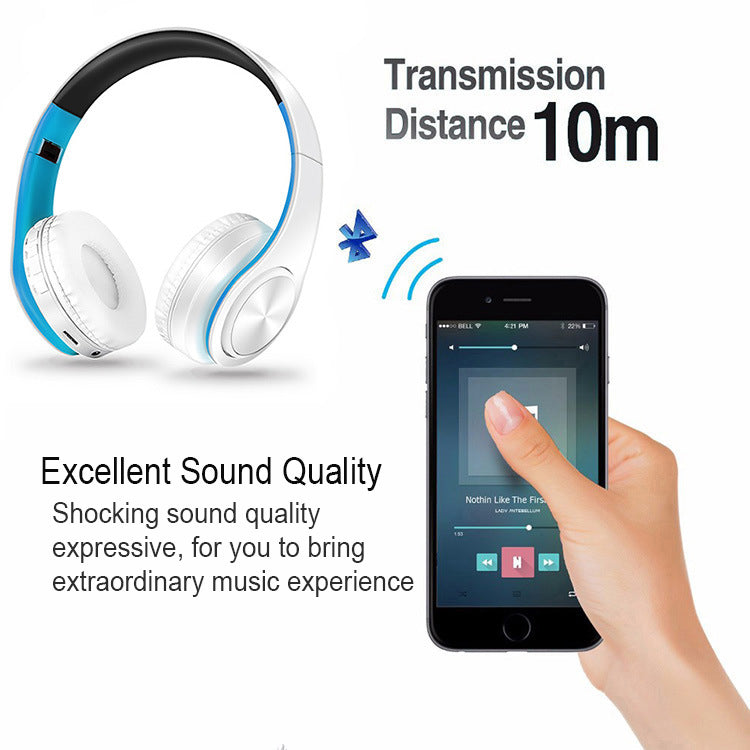 Portable Fold-able Wireless Headphone